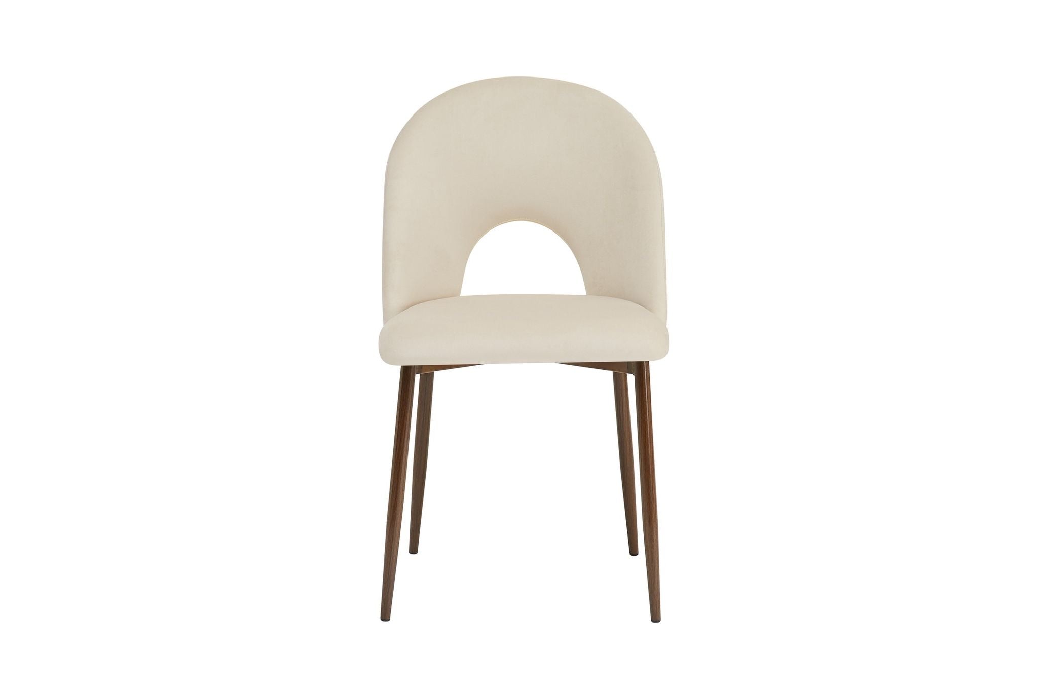 Chaise Teddy Pied Bois Noyer
