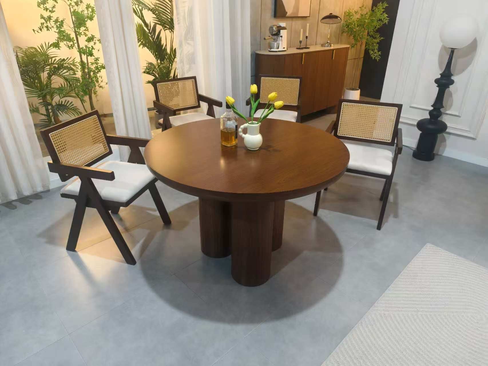Table À Manger Maya Bois Noyer