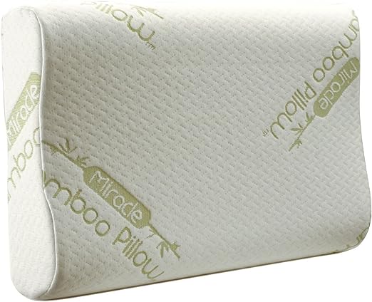 Oreiller mémoire de forme Bamboo incurvé