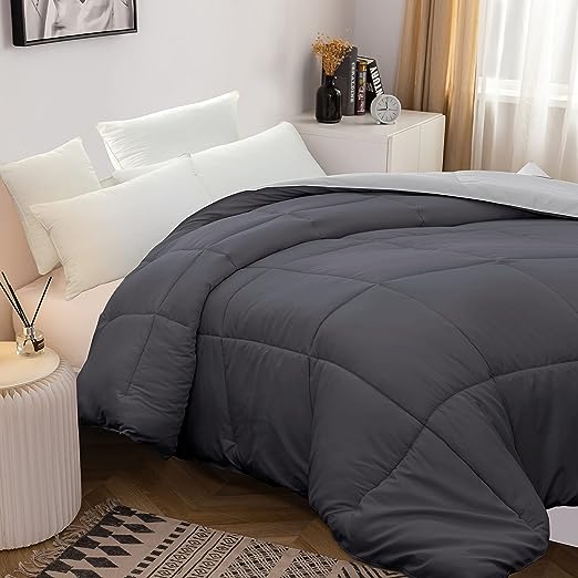 Couette hiver bicolore