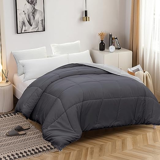 Couette hiver bicolore