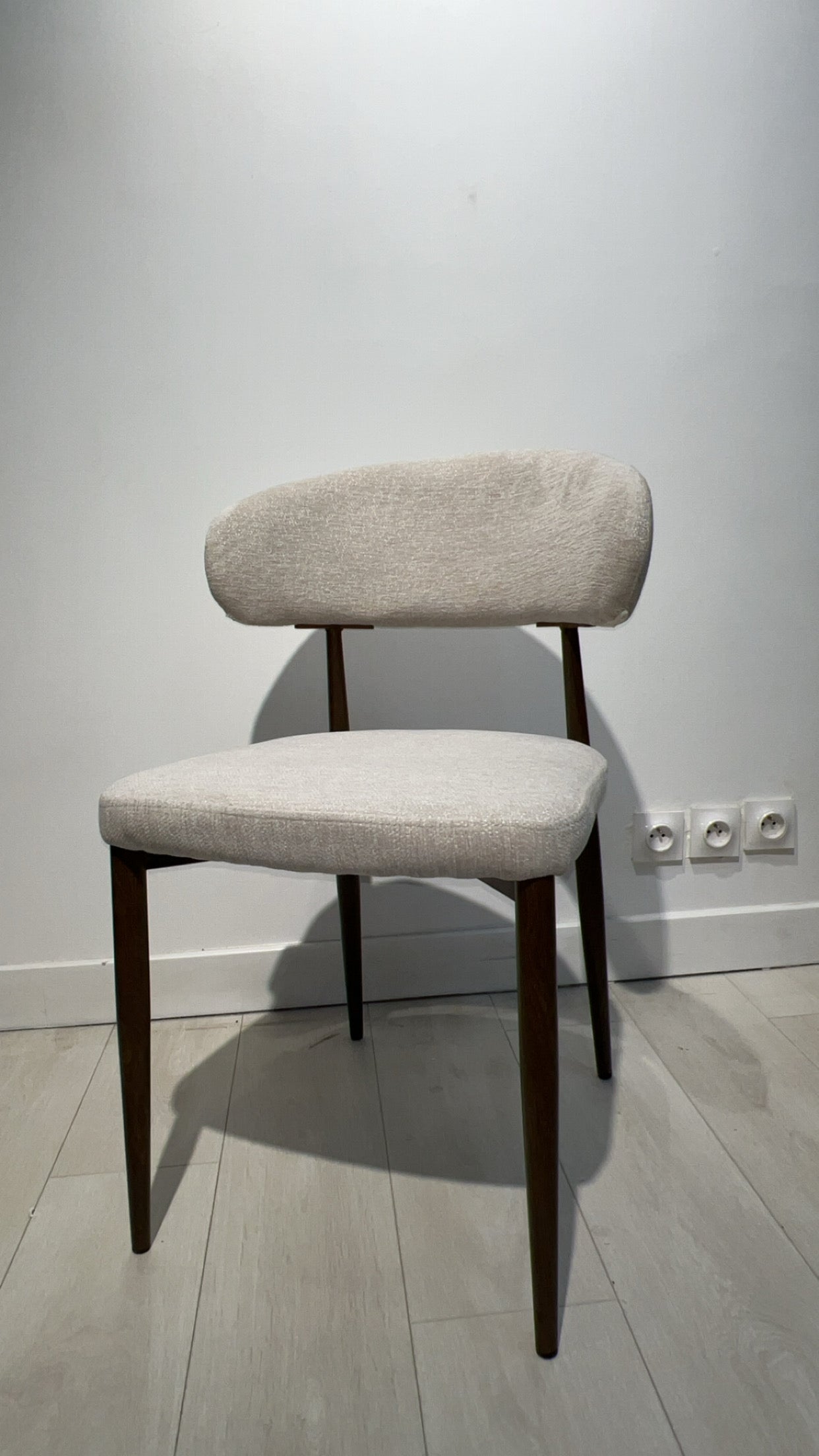 Chaise Lucile Pied Bois Noyer