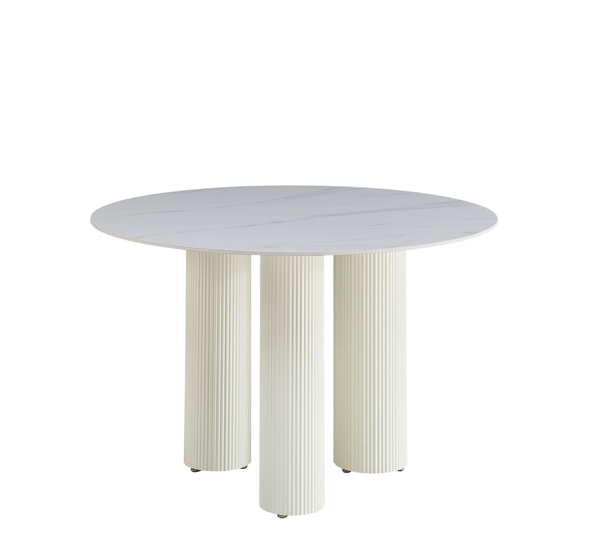 Table À Manger Anais Effet Marbre Blanc