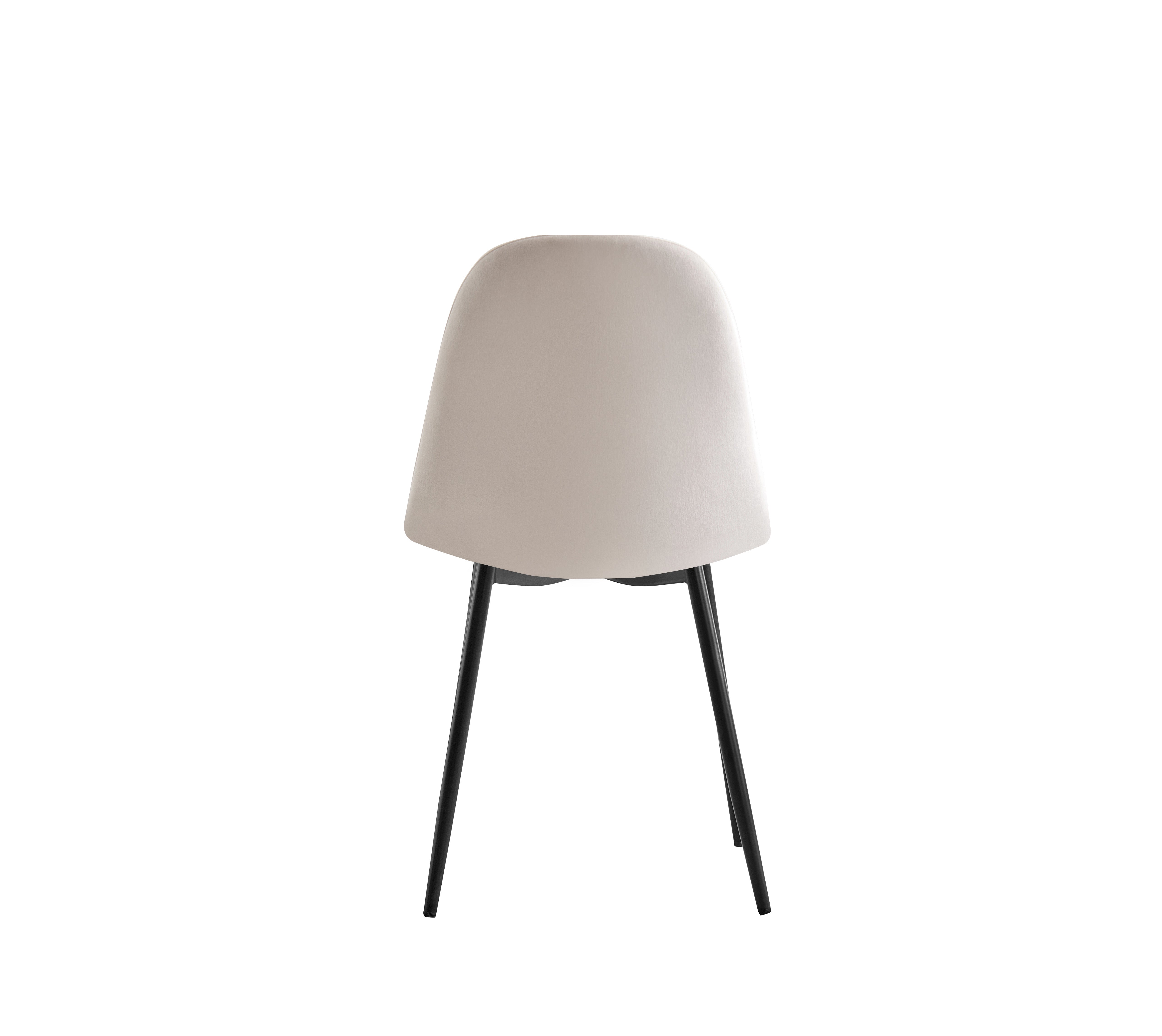 Chaise Scandinave - Beige Pied Noir