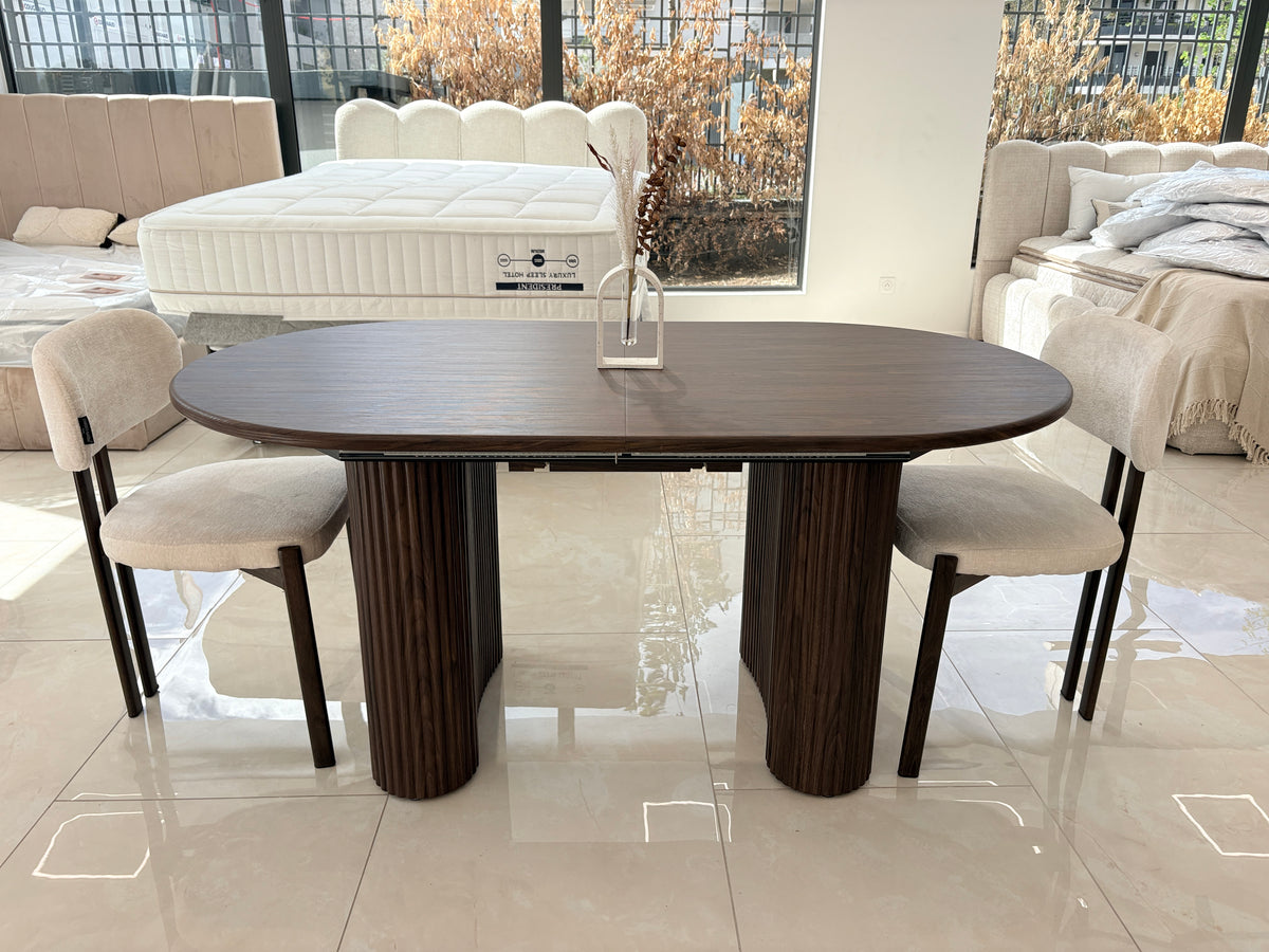 Table à manger Bianca extensible