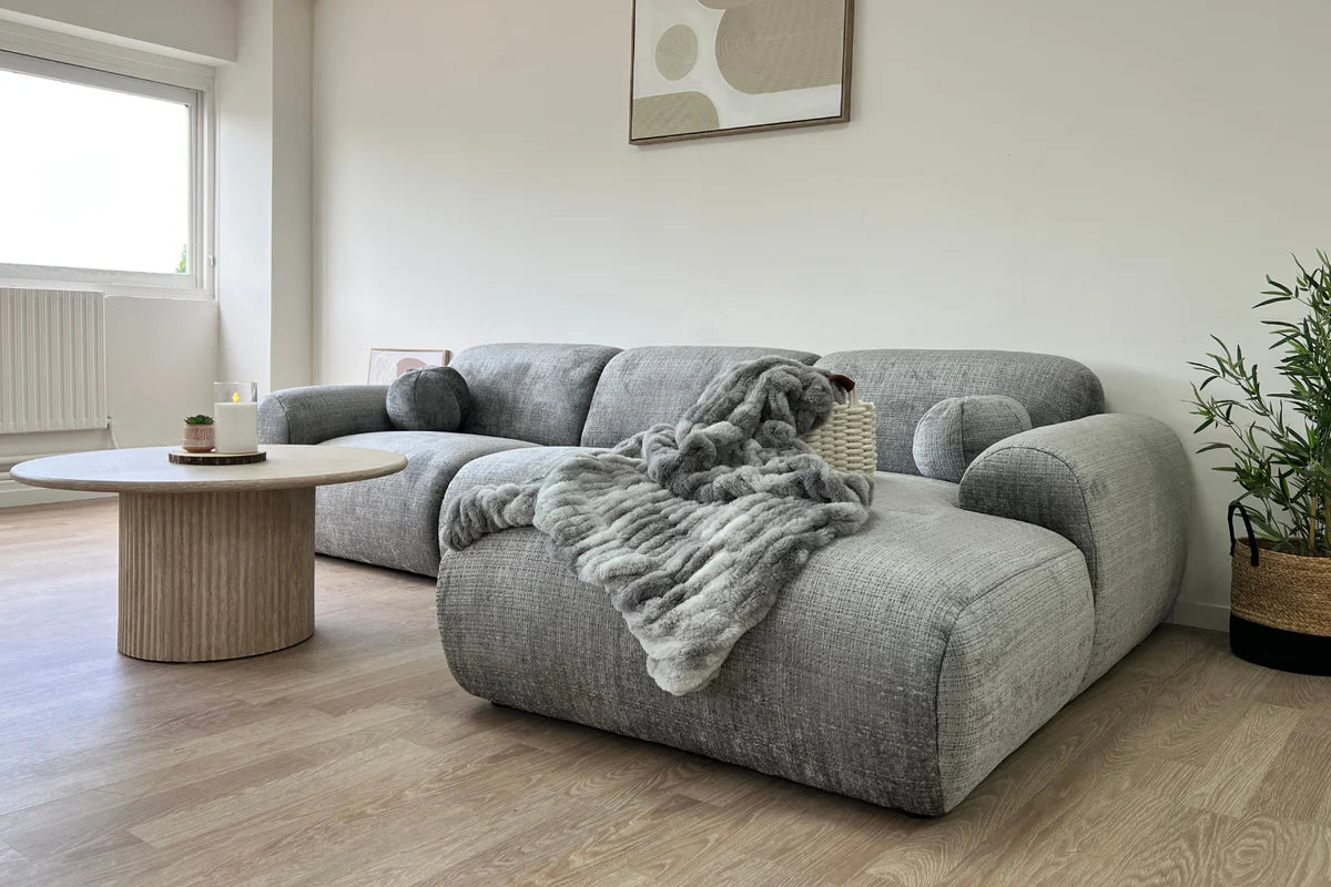 Canapé Cloud Tissu Marbella Anthracite