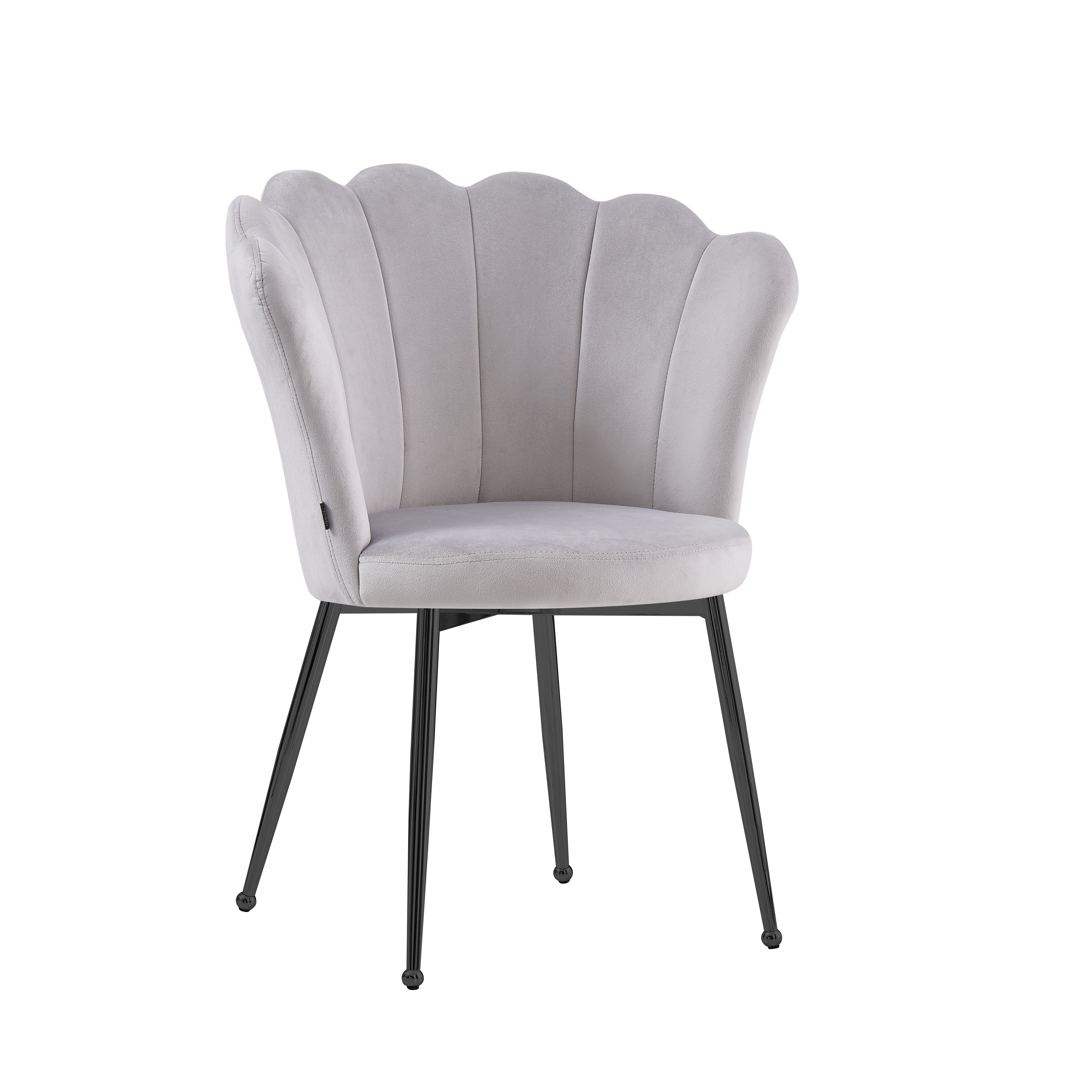 Chaise - Coquillage Métal Noir