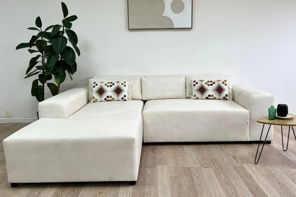 Canapé Moris Beige - Velours