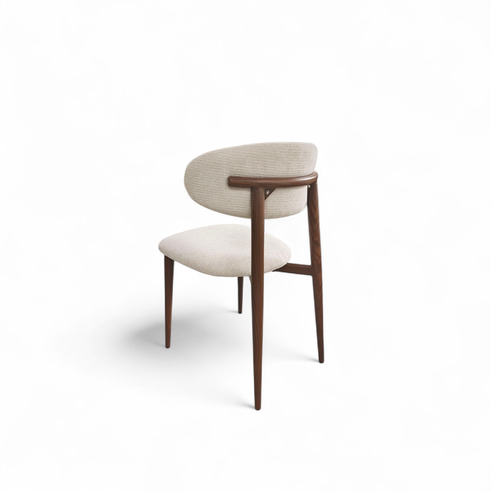 Chaise bohème noyer