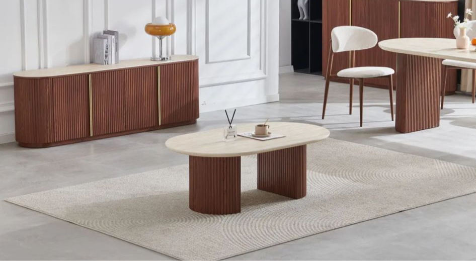 Table Basse Roxy Pied Noisette