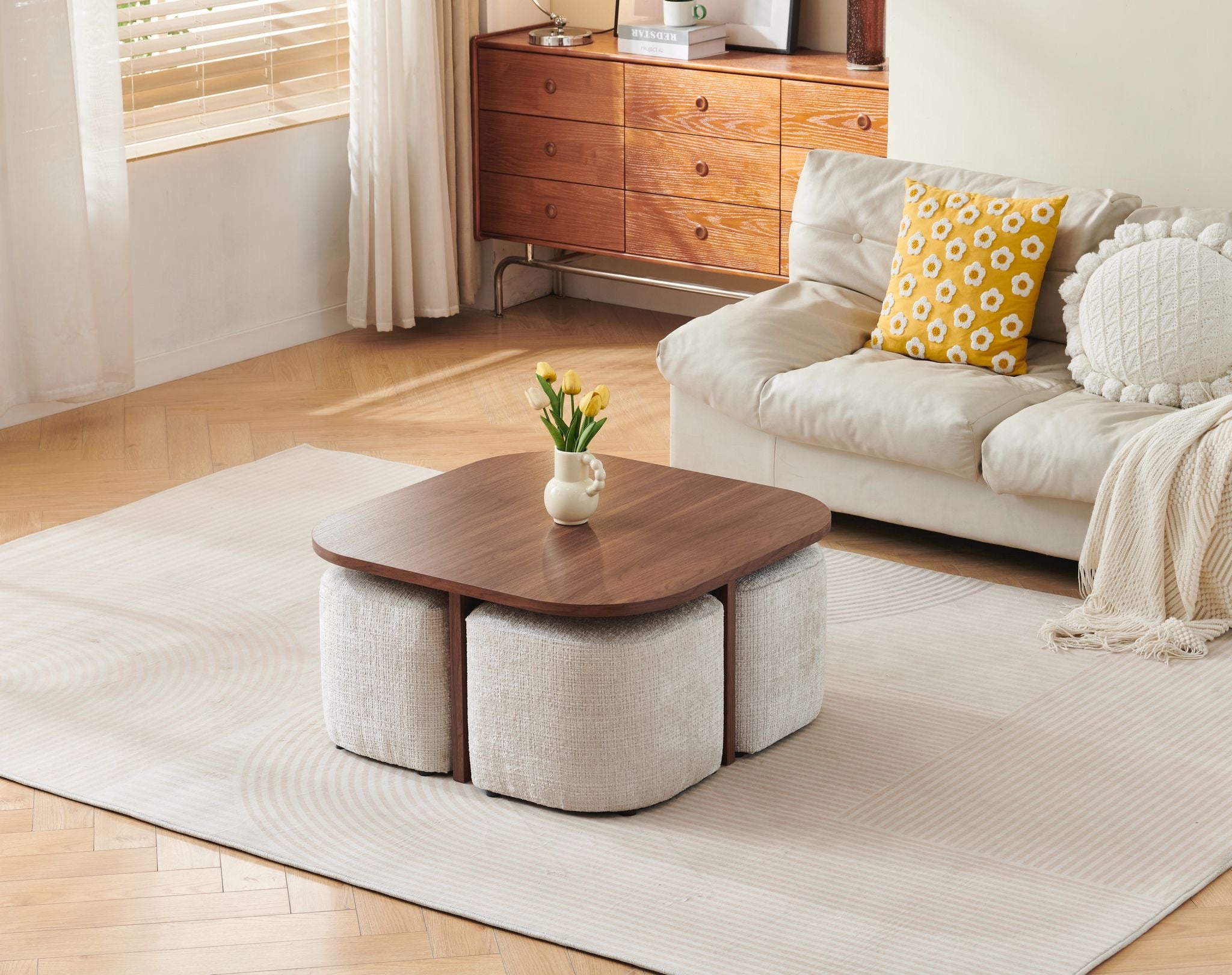 Table Basse Marbella Pouf