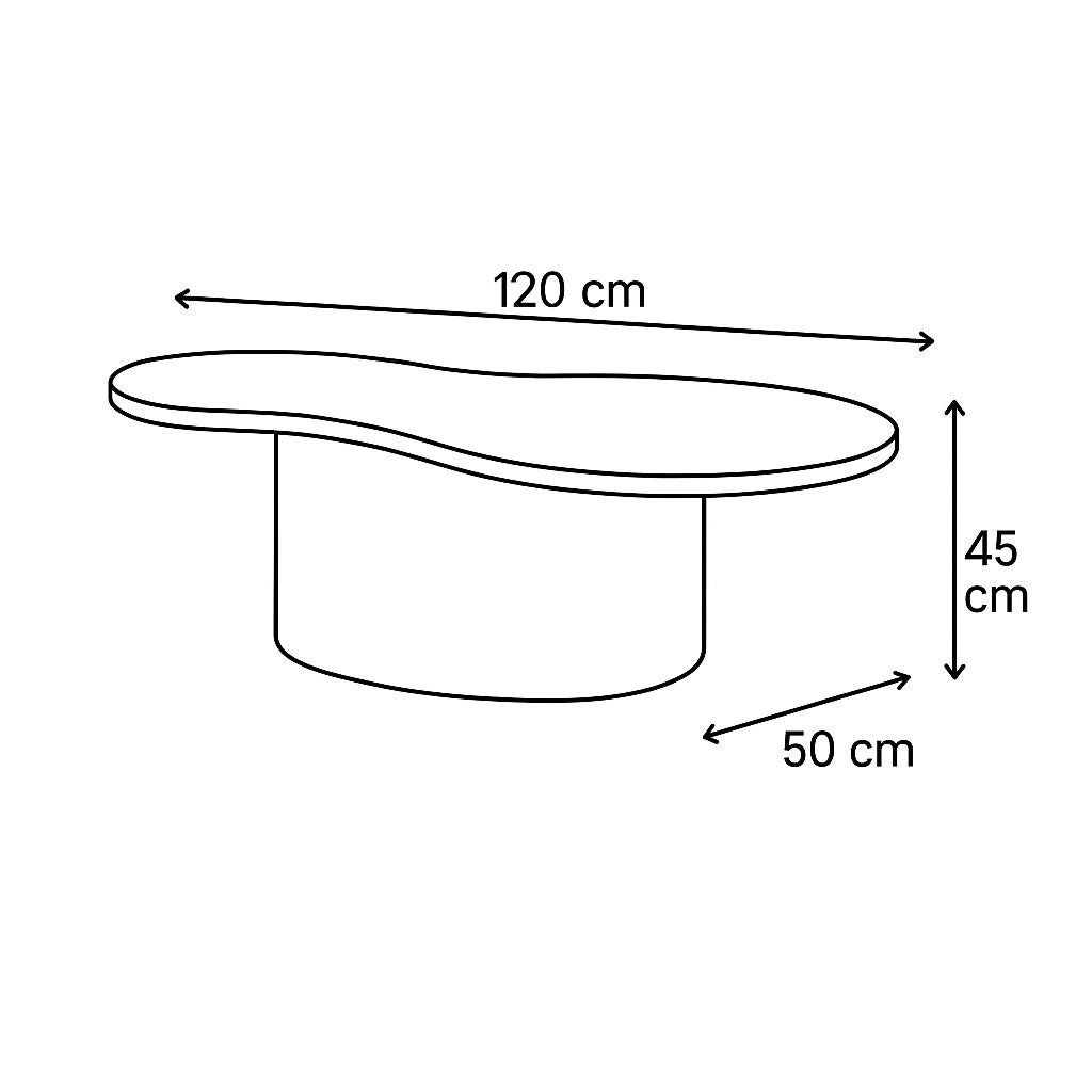 Table Basse Florea Blanc