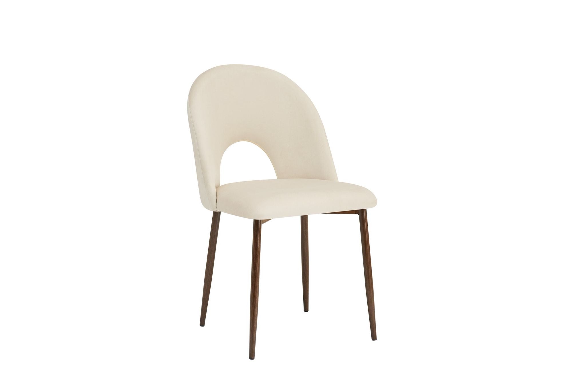 Chaise Teddy Pied Bois Noyer