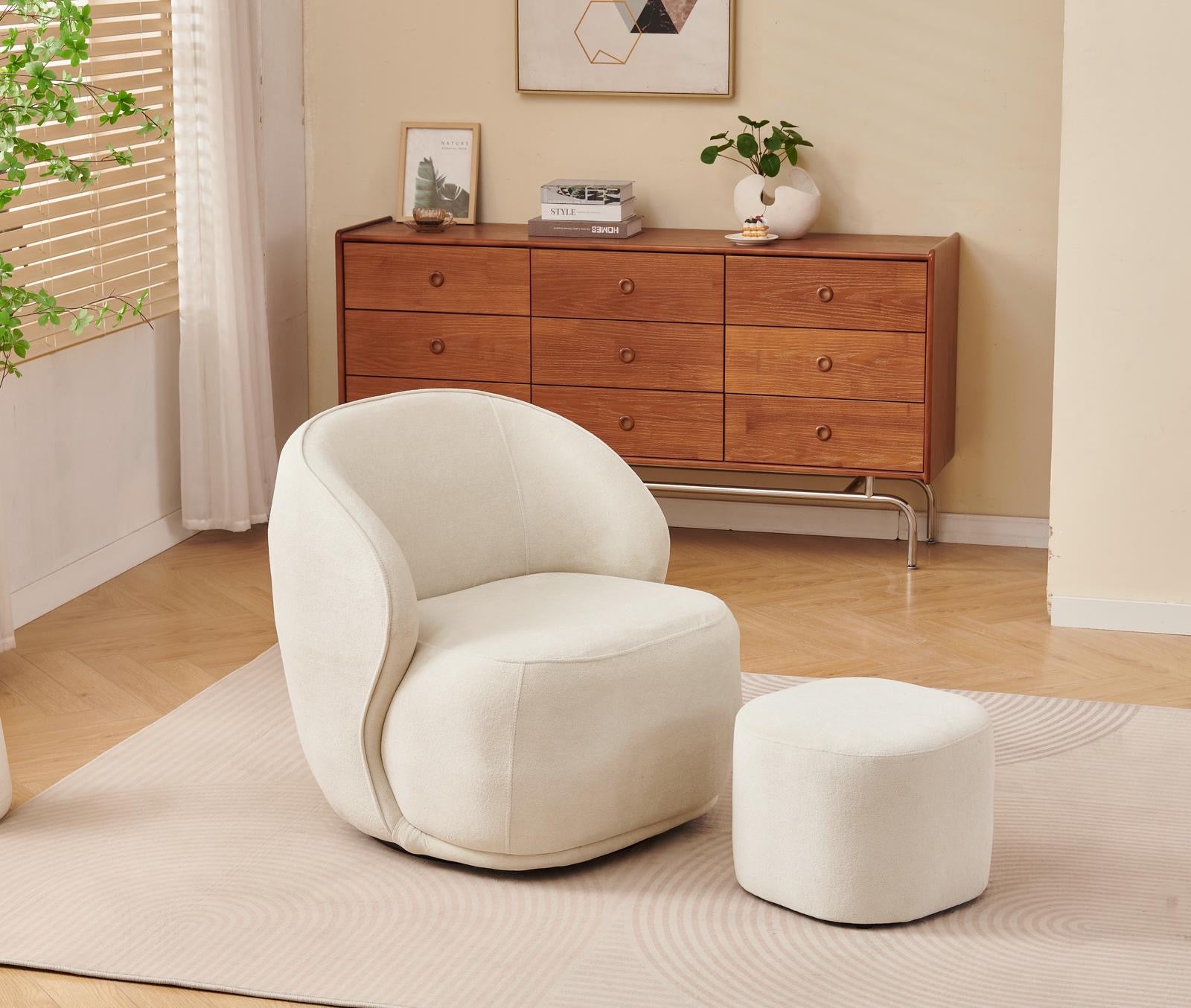 Fauteuil Pivotant Elsa Velours