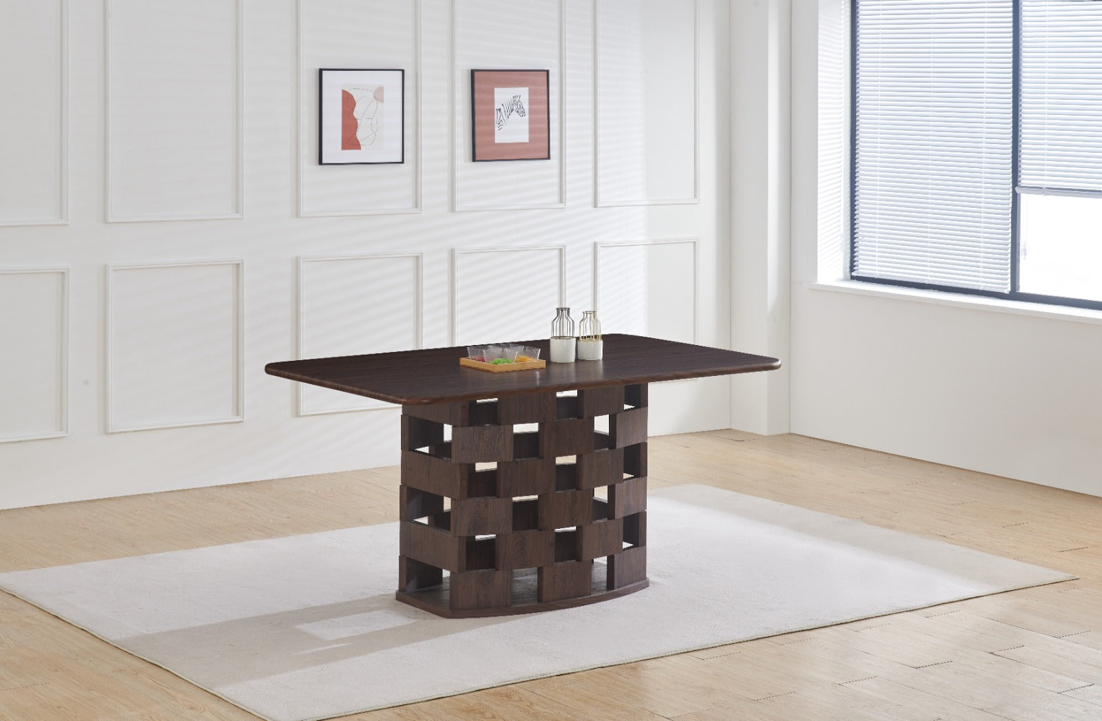 Table Basse Rectangle Salto Bois Noyer