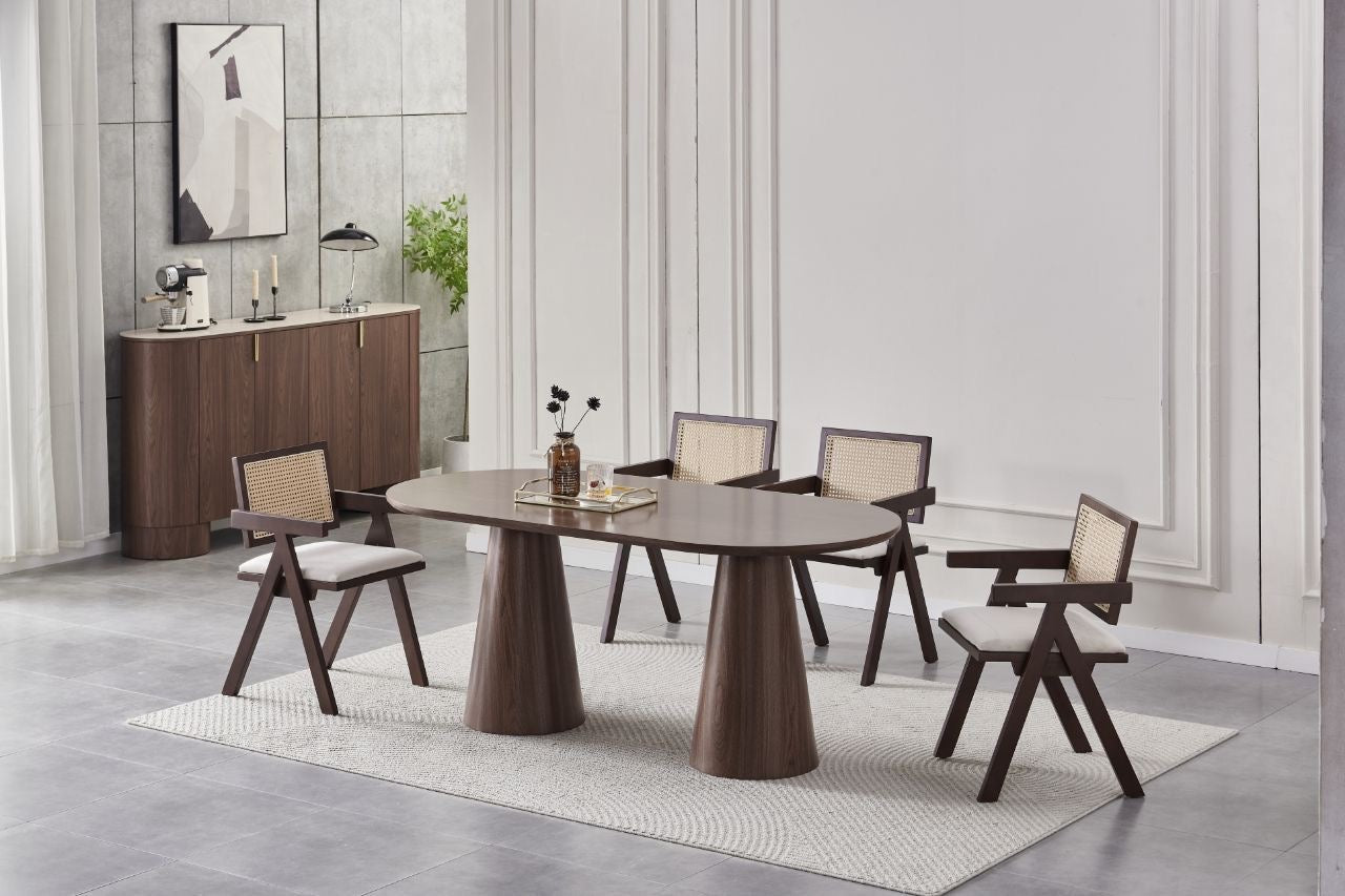 Pack Iconic ( table à manger + table basse + 4 chaises )