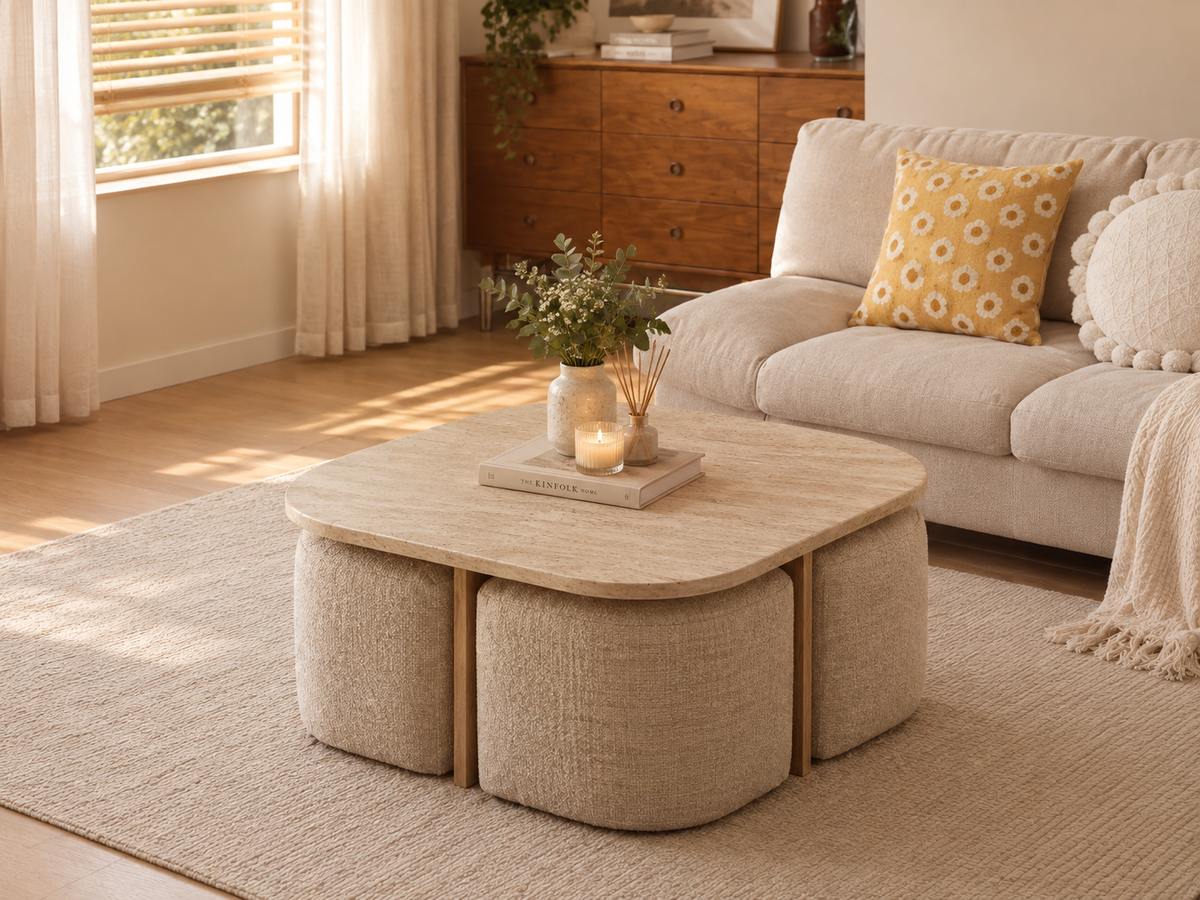 Table Basse Marbella Pouf