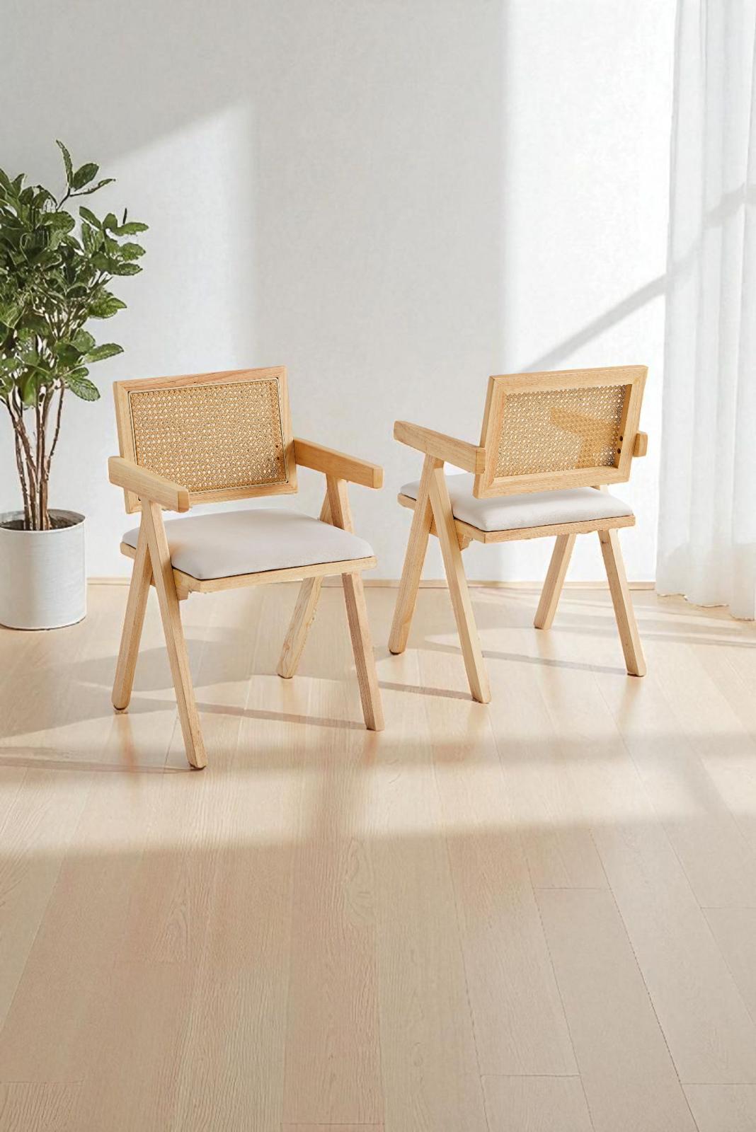 Chaise Rotin - Bois Clair