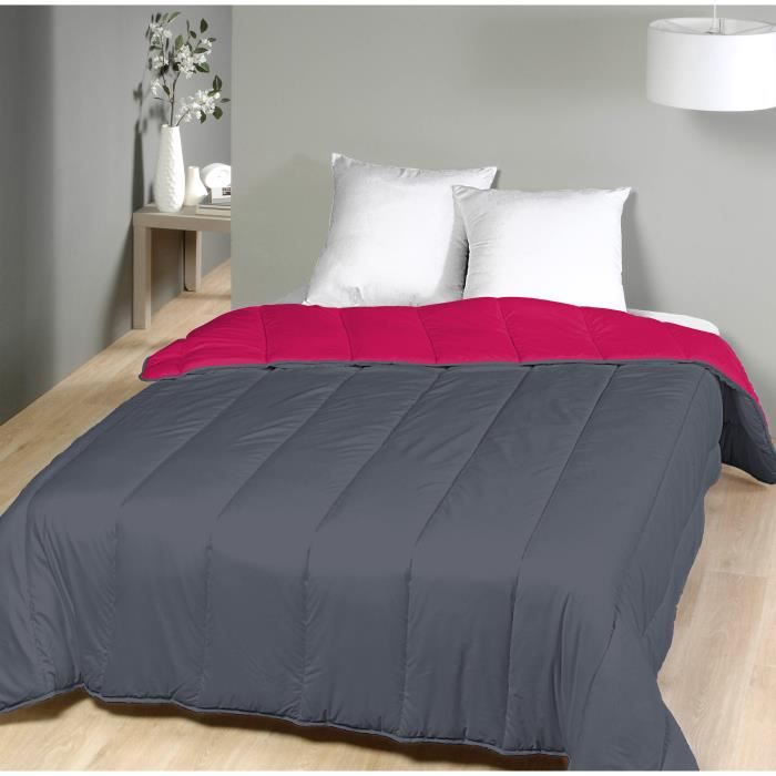 Couette hiver bicolore