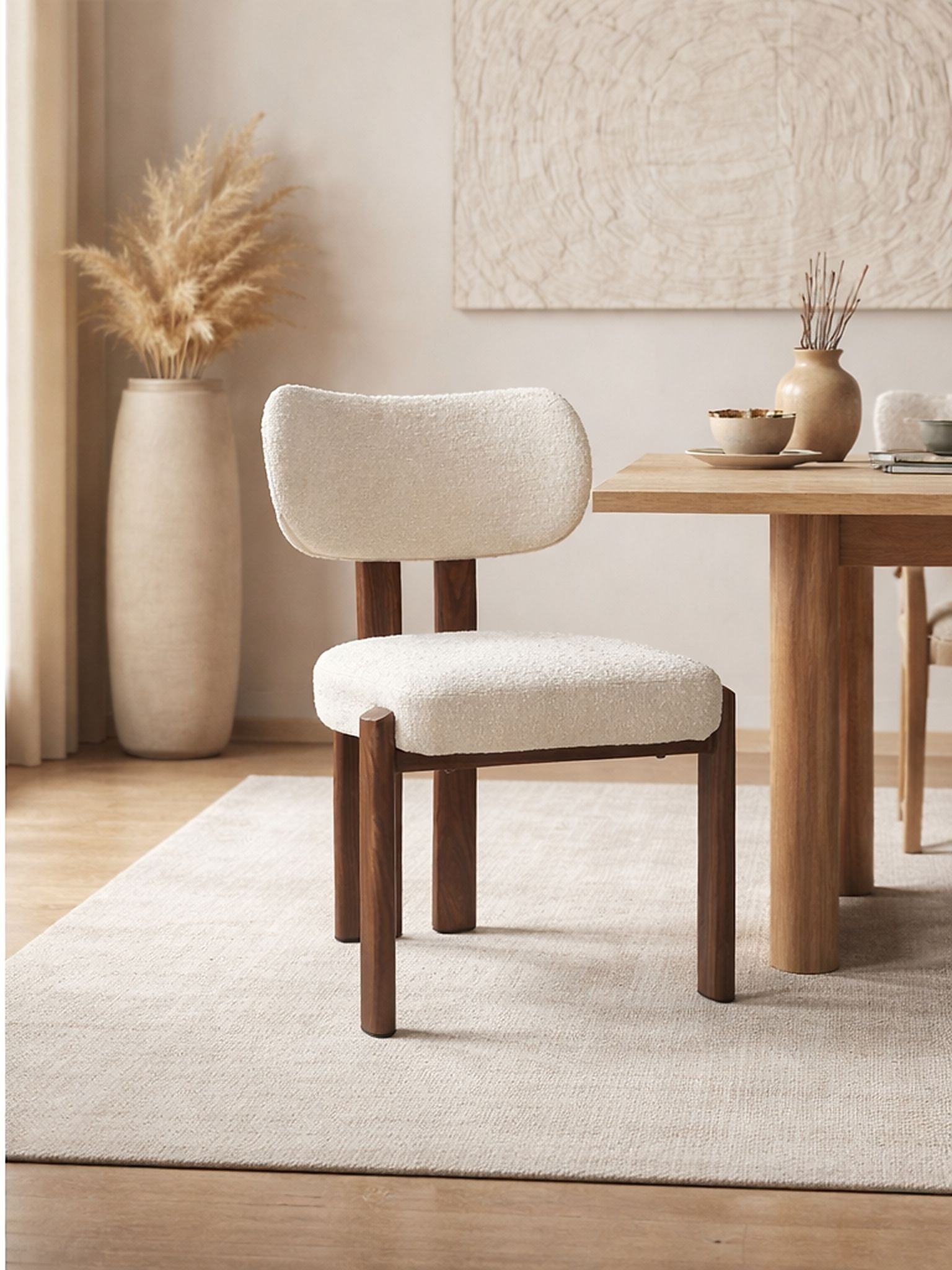 Chaise Hera pied noyer